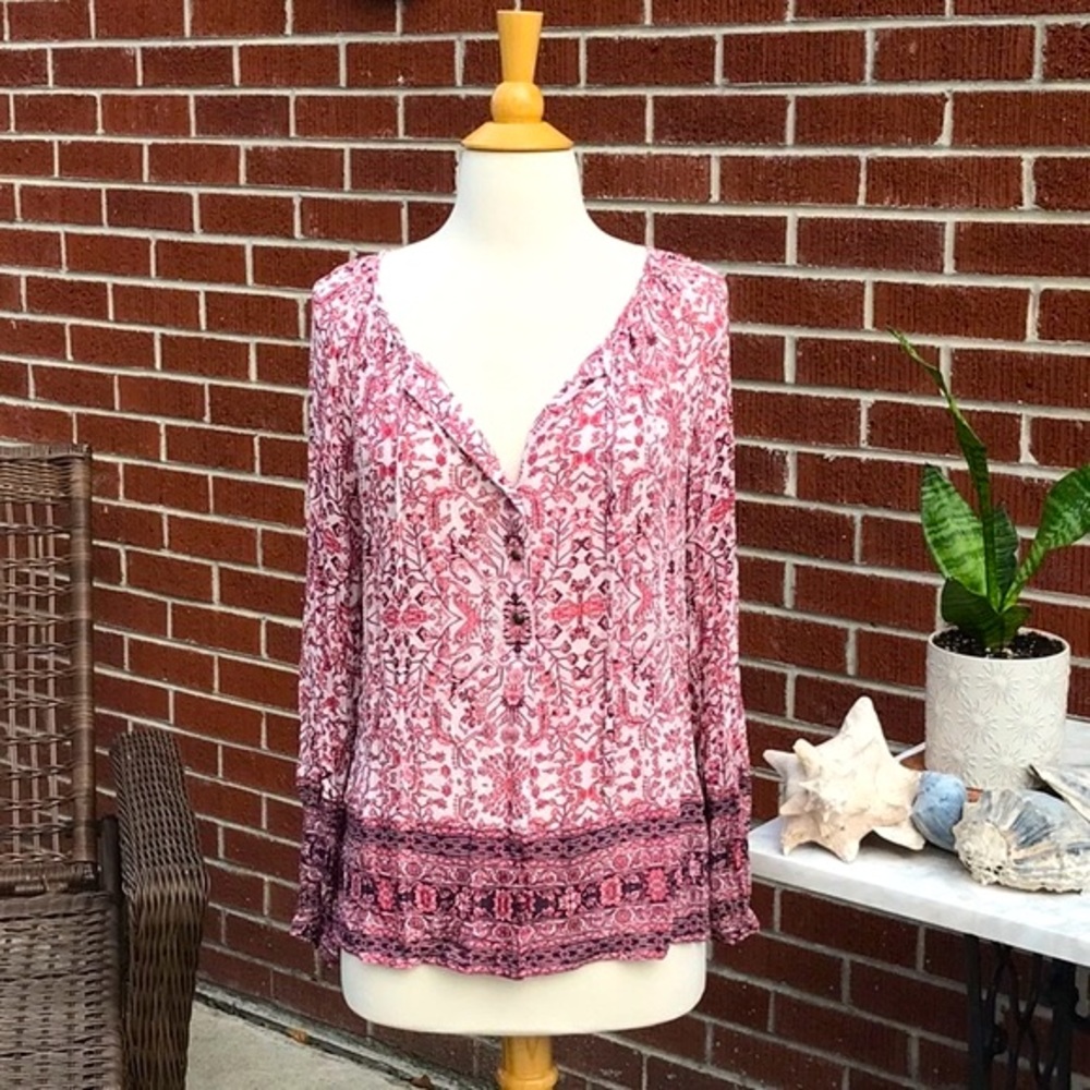 Lucky Brand Floral Shirt